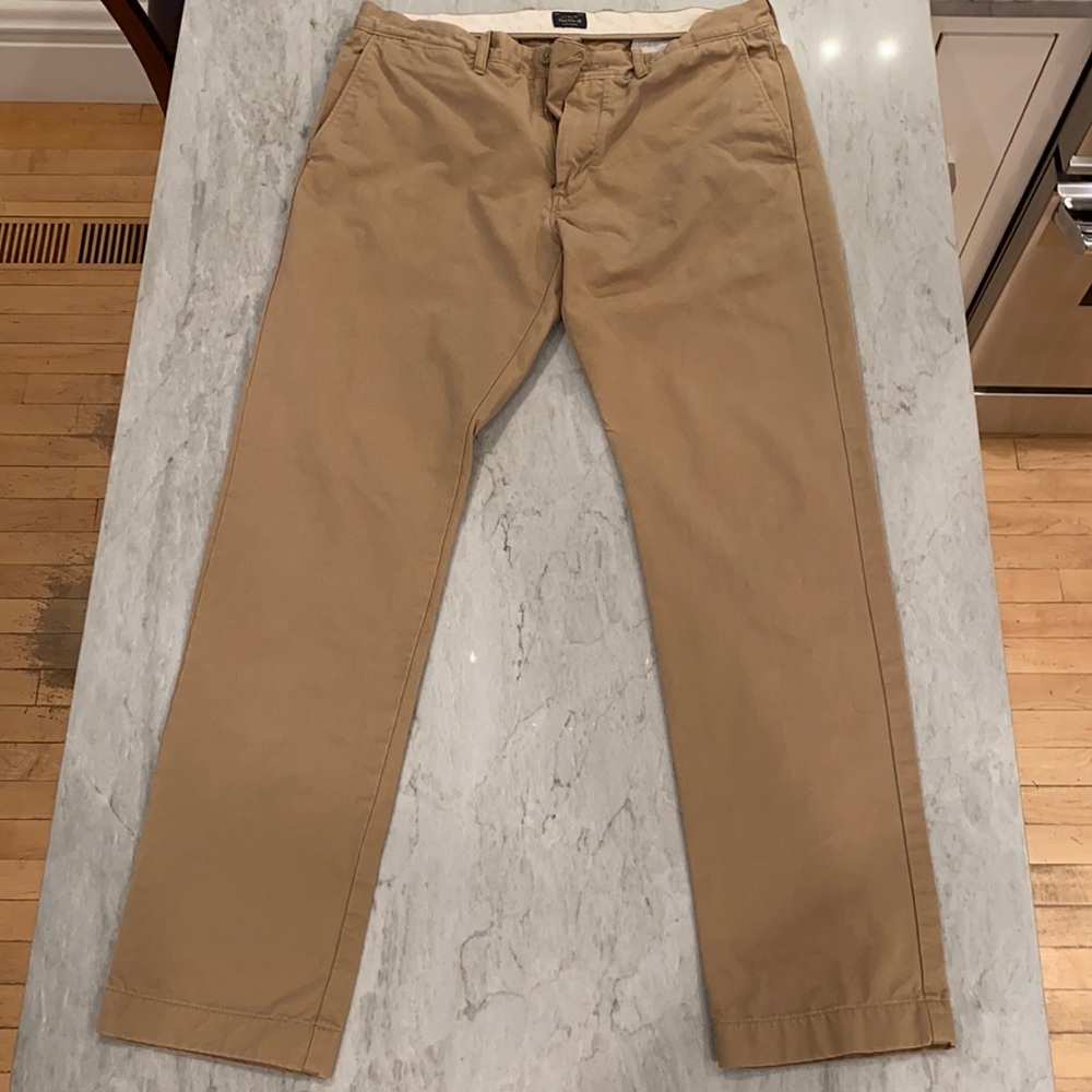 J. Crew broken in chinos